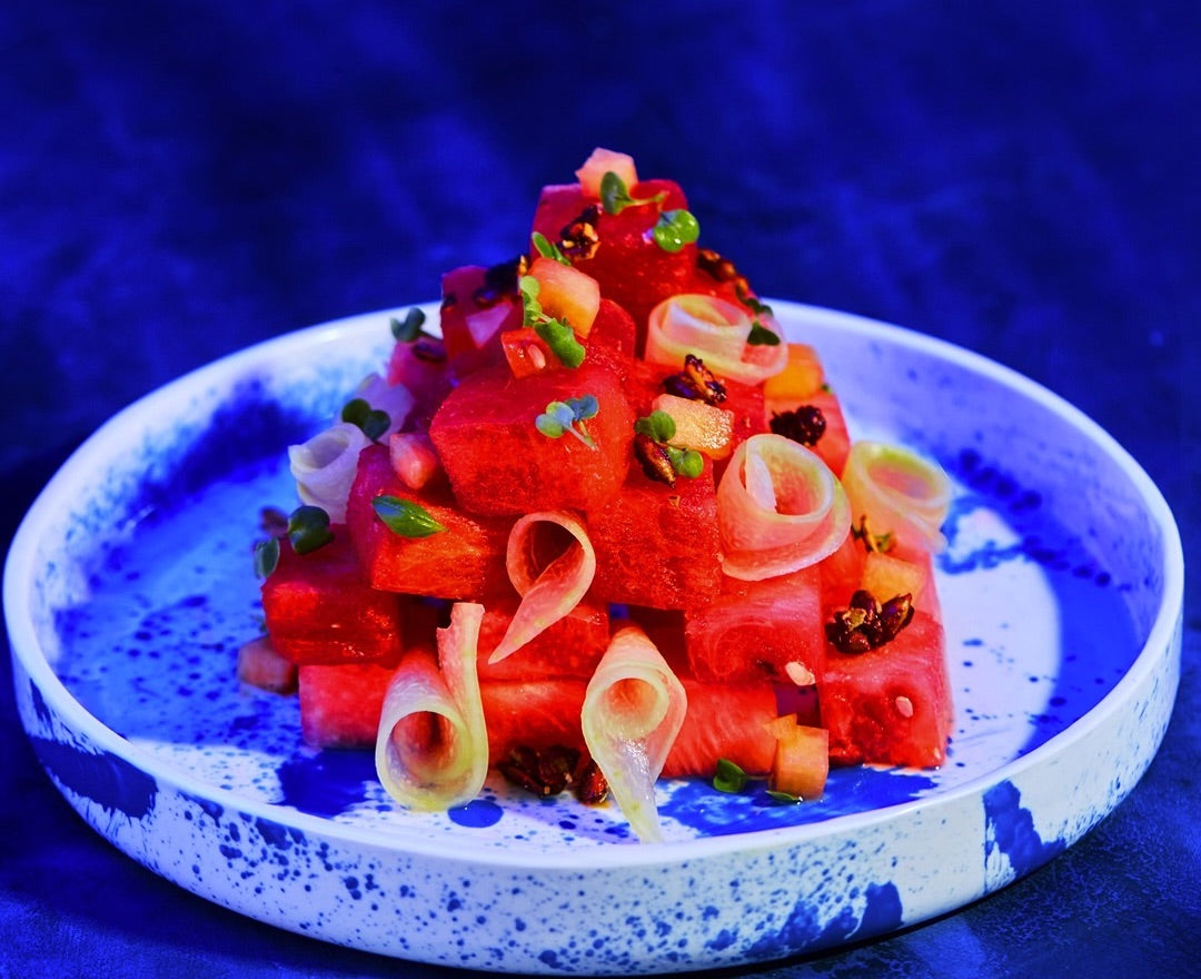 Ginger-Lime Watermelon Salad